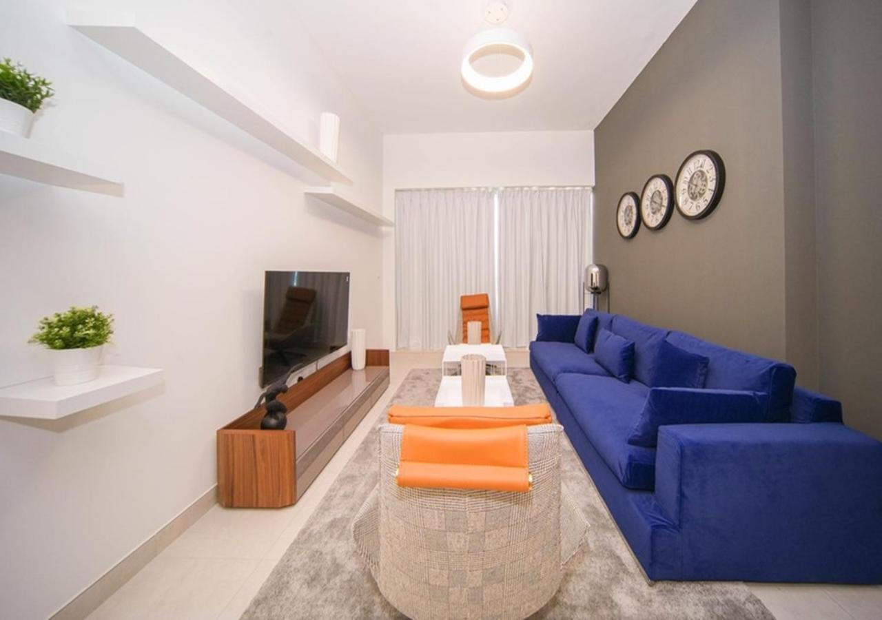Elegant 2Br View With Rooftop Pool The Bay Dubai Exterior photo